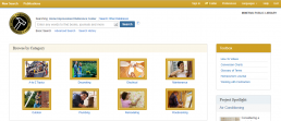 Screenshot of Home Improvement Reference Center homepage.